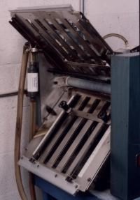 Ionix Static Eliminator installed on paper folder